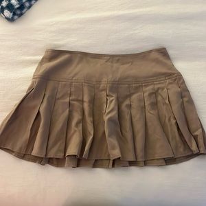 reformation Tessa pleated mini skirt